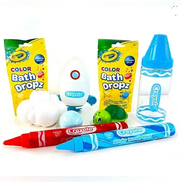 Crayola Bath Tub Doodles Jumbo Bath Time Play Set - Picture 2 of 7